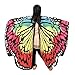 Produktbild Junjie Frauen 197 * 125CM Weiche Gewebe Schmetterlings Flügel Kinder Schal feenhafte Damen Nymphe Pixie Halloween Cosplay Weihnachten Cosplay Kostüm Zusatz