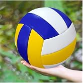 Muba Dikişli Voleybol Topu Yumuşak Deri Antrenman ve Salon Uyumlu, Tek Ebat, MBDKTP, KARIŞIK