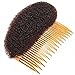 Hair Styler Volume Bouffant Beehive Shaper Bumpits Bump Foam (Brown)