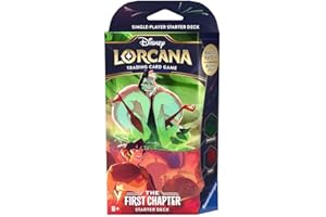 RAVENSBURGER VERLAG GMBH Disney Lorcana: Das Erste Kapitel - Starter Deck Smaragd und Rubin (Englisch)