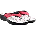 Aerosoft Women's Red Flip-Flops - 36 EU (853)