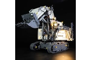 LIGHTAILING Jeu De Lumières pour (Technic La Pelleteuse Liebherr R 9800) Modèle en Blocs De Construction - Kit De Lumière A LED Compatible avec Lego 42100(Ne Figurant Pas sur Le Modèle)