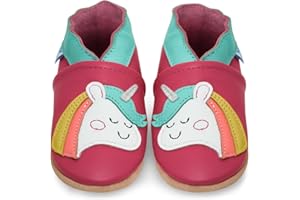 JUICY BUMBLES YIHAKIDS miękkie, skórzane buty do nauki chodzenia, buty do raczkowania, kapcie niemowlęce z zamszową podeszwą dla chłopców i dziewczynek