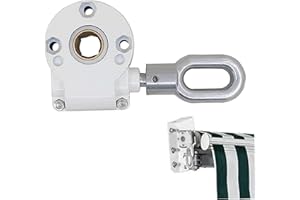 Naisicatar Meccanica della Tenda da Tenda, Manuale del Verme da Sole Esterno Manuale Comune a 360 Gradi a Rotazione di Ricambio Pesante Hardware