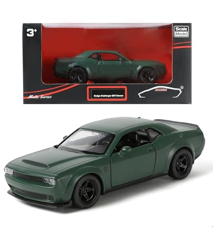 Jada - Dodge Challenger Hellcat Skala 1:24 Samochód z Pink Slips