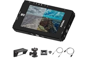 Fotga DP500IIIS A70TL 7-Inch Touch Screen FHD IPS Video On-Camera Field Monitor,3D LUT,1920x1080,4K HDMI Input/Output,Dual NP-F Battery Plate NP-F970 F770 for DSLR Mirrorless Cinema Camera Camcorder