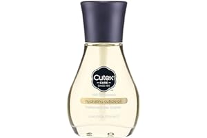 Cutex Hydrating Cuticle Oil, Formulated with Vitamin E & Sweet Almond Oil, (13.6ml) for Dry, Brittle & Rough Nails, Almond Scent, Dermatologist Tested