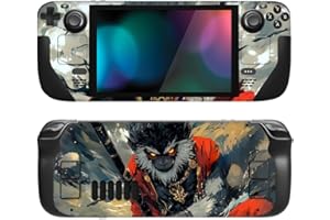playvital Custom Stickers for Steam Deck LCD, Full Set Protective Skin Decal for Steam Deck - Fallen Wukong