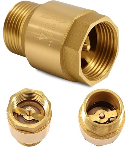 Lot De 2 3/4" Clapet Anti-Retour En Laiton DN20 Universel