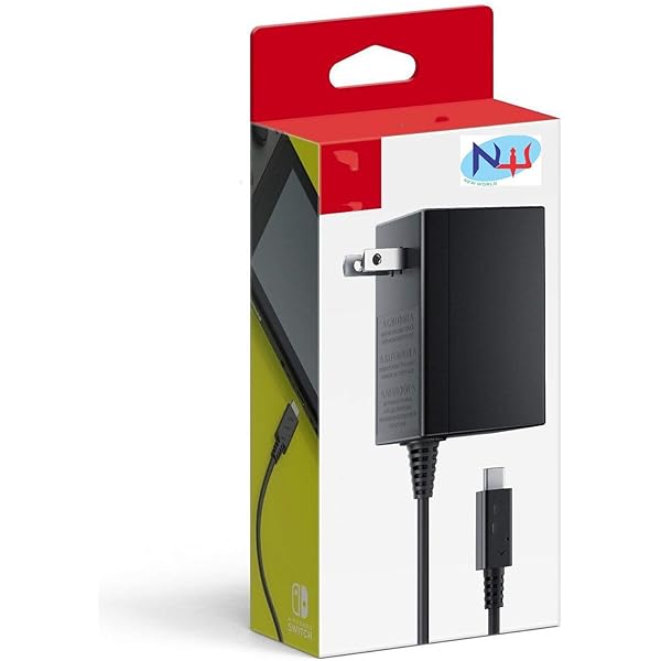 Nintendo New World Switch Ac Adapter Power Supply Adapter Charger