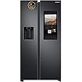 Samsung 591L Side by Side Refrigerator, RS6HA8891B1/AE, Black, Family Hub™, View Inside, Smart Recipes, 20 Year Manufacturer Warranty on Digital Inverter Compressor