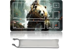 MPLR BOARD GAME Gra planszowa MTG Playmat + darmowa wodoszczelna torba, szyte krawędzie, entuzjaści kart TCG Playmat Mouse Pad MTG, maty do zabawy ze strefami (oryginalny Playmat) (z Zone, Shanghai-GP)