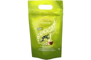 GENERIC Lindt Lindor Pistachio Milk Chocolate Green Balls - 1kg bag (80 chocolates)