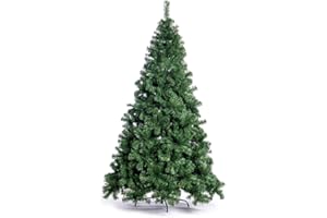 Nataland Albero di Natale Artificiale Verde Modello Gran Sasso Altezza 150 Cm, Abete Super Folto con Effetto Realistico e Rami Con Aghi Anticaduta (150 Cm, Gran Sasso)