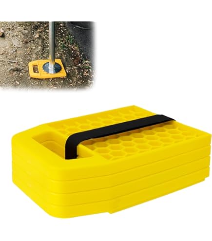Blockaholic RV Leveling Blocks - Pads - With Built-in Ramps And Quick Release Carrying Strap (10 Pack - Foto 2