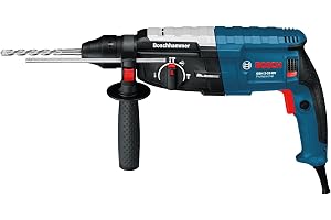 BOSCH GBH 2-28 DV Professional Rotary Hammer - SDS Plus 850 W SDS Plus Tool Holder Rated Speed 0-1300 rpm Impact Rate 0-5100 BPM Impact energy 3.2 J Active Vibration Control 1 Yr Warranty