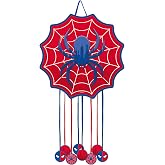 OH YEAH - Large Spider Birthday Pinata 45 x 45 cm - Decoration Children's Party Boy and Girl - Large Pinata to Fill with Toys