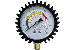 BYUTFA Manometro per Pneumatici Display LCD Manometro per Pneumatici per Auto per Camion Auto Moto Bici Risoluzione 0,1