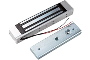 LIBO SMART HOME LIBO Serratura magnetica elettrica 180KG/350lbs Controllo accessi Serratura metallica in metallo DC12V Fail Safe NC Tipo per sistema di sicurezza Porta singola (L-180kg)