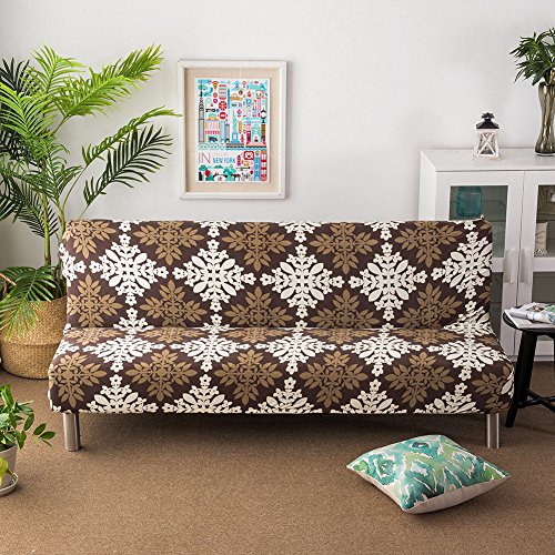 Fundas de Sofá de Clic-Clac Sin Brazos Elástica Cubrieta de Sofá Cama Colcha de Sofá Protector para Sofá Sin Reposabrazos Elástica, Cubre /Protector de Sofá 180cm-210cm