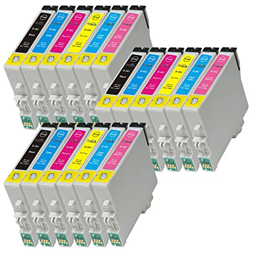 Pictech® Compatible cartouches d'encre de remplacement pour Epson T0487 / T0481, T0482, T0483, T0484, T0485, T0486 - pour Epson Stylus Photo RX420 RX425 RX520 R240 R245 RX450 Imprimantes (3x Noir, 3x Cyan, 3x Magenta, 3x Jaune, 3x Cyan Clair, 3x Magenta Clair) (3 Définit)