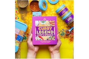 Curry Legend Chef's Specials Cookbook Kit from The Spicery | 90+ Indian Recipes | Easily recreate your favourites from the ‘Chef’s Specials’ menu with these 4 spice blends | Refills Available