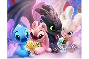 MMDBD 5D Diamond Painting Kit Completo,Pittura Diamante per Adulti Bambini, DIY Animali Quadri con Perline Disegni con Diamantini, Diamant Painting Ricamo a Punto Croce per Decorazione Casa