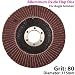 Produktbild 115 mm 80 Grit Aluminium Oxide Flap Disc - Schleifen/Sander - Für Winkelschleifer - Cablefinder