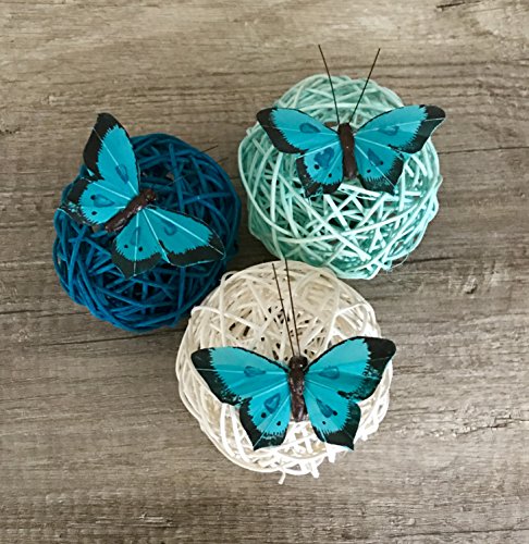 Sommer - Set, Kugel und Schmetterling, Deko Zubehör (TürkisTick)
