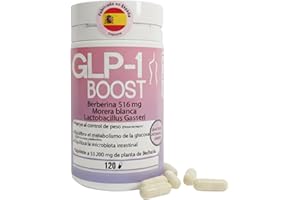 DIETÉTICA DIETETICA EUROPEA BOOST GLP-1 Natural 6 en 1 para Adelgazar Mujer | Con Berberina, Cromo y Probióticos | Alternativa Natural para Perder Peso - FABRICADO EN ESPAÑA