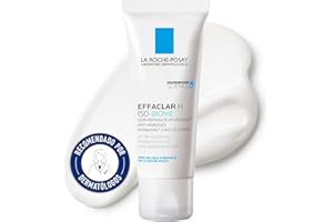 LA ROCHE-POSAY La Roche Posay, Effaclar H Iso-Biome Crema Hidratante Facial, Hidrata, Calma y Repara la Piel, Reduce Imperfecciones, Con Niacinamida, Para Piel Grasa con Acné, 40 ml