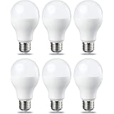 Amazon Basics Confezione da 6 lampadine a LED, con attacco Edison E27, piccole, da 14 W (equivalenti a 100 W), luce bianca fr