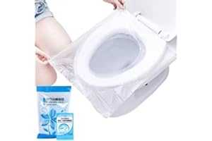 Busstier Tek Kullanımlık Hijyenik Klozet Kapağı Örtüsü - 50 Adet, Seyahat İçin İdeal