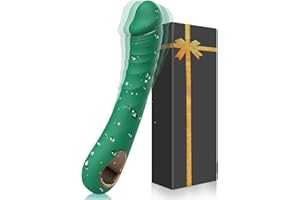 UKINGLE Vibrador Vibradorador Mujer Juguetes Eróticos para Pareja Sexuales Dildo Consoladores.. para Hombre con Vibración Sex Shopping Hombre Consolador Anal Estimulador e Clítoris Femenino(verde)