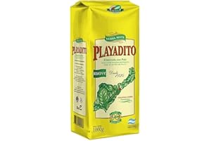 YERBEE Playadito Yerba Mate Tea Tradicional 1 kg - the maturation period is 12 months | Mate tea from Argentina | detox and energy drink
