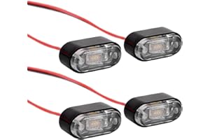 INJORA 11x5mm RC Lichter Kit Seitenmarkierungslichter Warnlichter LED Beleuchtung für RC Autos 1/10 1/14