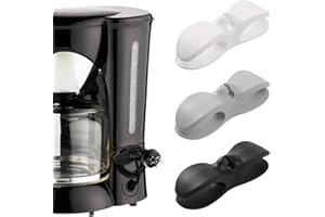 Vspek Kabel Organizer für Geräte, 3 Stücke Kitchen Kabelwickler, Kabelaufwickler Kabelaufwicklung Kabelhalter Selbstklebend für Küchengeräte Mixer Kaffeemaschine Air Fryer