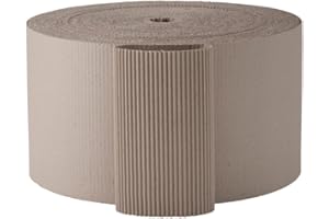 BB-VERPACKUNGEN 1 Rouleau de carton ondulé gris 30 cm/70 laufmeter &» fournitures de bureau papeterie