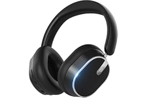 MMWOWARTS Hybrid Active Noise Cancelling Bluetooth Headphones,Bluetooth 6.0 Over Ear Wireless Headphones with 60H Playtime, Hi-Res Audio, Deep Bass, Memory Foam Ear Cups for Home Office Travel