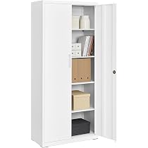 Caisson De Bureau SONGMICS, Lot De 2 - 3 Tiroirs Chacun, Avec Roulettes Et Serrure - Dimensions 30x45x60 Cm - Acier, Blanc - Pour Documents, Dossiers Suspendus, Fournitures Caisson Bureau Bois