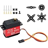 Digital Metal Servo Binghe 25KG Digitale Servomotore Metal Servo Motore RC Servo 180°per RC Robot/RC Cars/RC Elicotteri High 