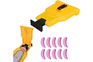 GUANICI Portable Chain Sharpener Saw Chain Sharpener Chainsaw Sharpener Kit Universal Chain Sharpener Chainsaw Sharpening Set Chainsaw Sharpener Saw Chain Sharpener for Any Chainsaw
