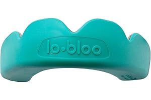 lobloo PRO-FIT in attesa di brevetto, paradenti professionale a doppia densità senza impressioni per sport ad alto contatto come MMA, hockey, calcio, rugby, grande +14 anni, Menta