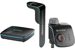 Gardena smart Control Kit capteurs : Système d'arrosage intelligent pour plus de 6 zones, avec Water Control smart/capteur smart/Gateway smart, à commander via appli (19202-20)