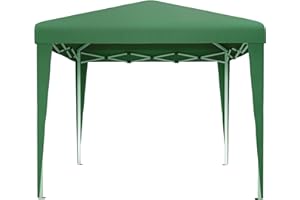 DWVO 3x3Meter Instant Heavy Duty Pop Up Gazebo, Folding Garden Camping Party Tent Canopy Marquee with Storage Bag, Stakes and Ropes for Patio Markets Beach
