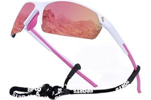 OKH Occhiali da Ciclismo Polarizzati per Uomo e Donna Occhiali per Sport all'Aria Aperta Protezione UV400 Occhiali da Sole con Telaio Infrangibile TR90