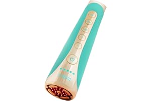 FOREO FAQ 102 Topaz, Radiofrecuencia Facial Profesional, EMS, RF y 8 Luces LED- Luz Roja Terapia, Antiedad, Masajeador Facial T-Sonic, Cuidado Facial Mujer, Luz Infrarroja