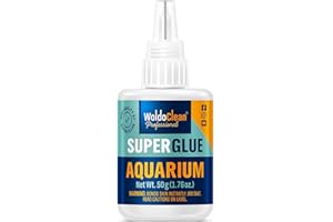 WOLDOCLEAN Aquarium glue 50g for plants, stones, moss - suitable for freshwater & saltwater aquariums