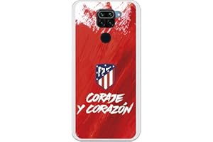 Personalaizer Funda Original Compatible con Xiaomi Redmi Note 9 - Atlético de Madrid Coraje y corazón