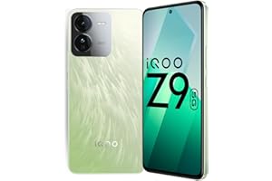 iQOO Z9 5G (Brushed Green, 8GB RAM, 128GB Storage) | Dimensity 7200 5G Processor | Sony IMX882 OIS Camera | 120Hz AMOLED with